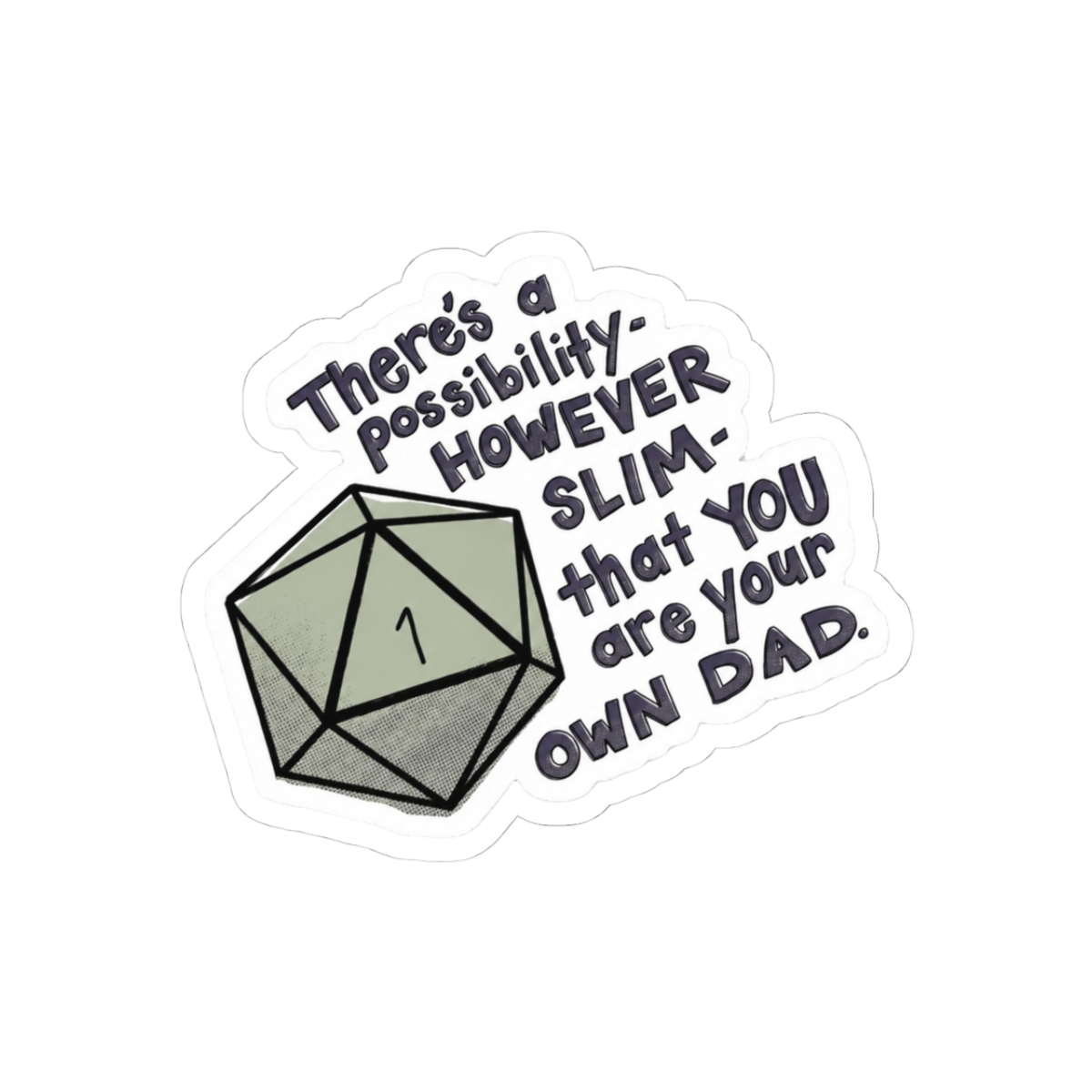 Gorgug Critical Dad? Funny D&D Sticker | TTRPG Parent Decal - Official Stickers merchandise